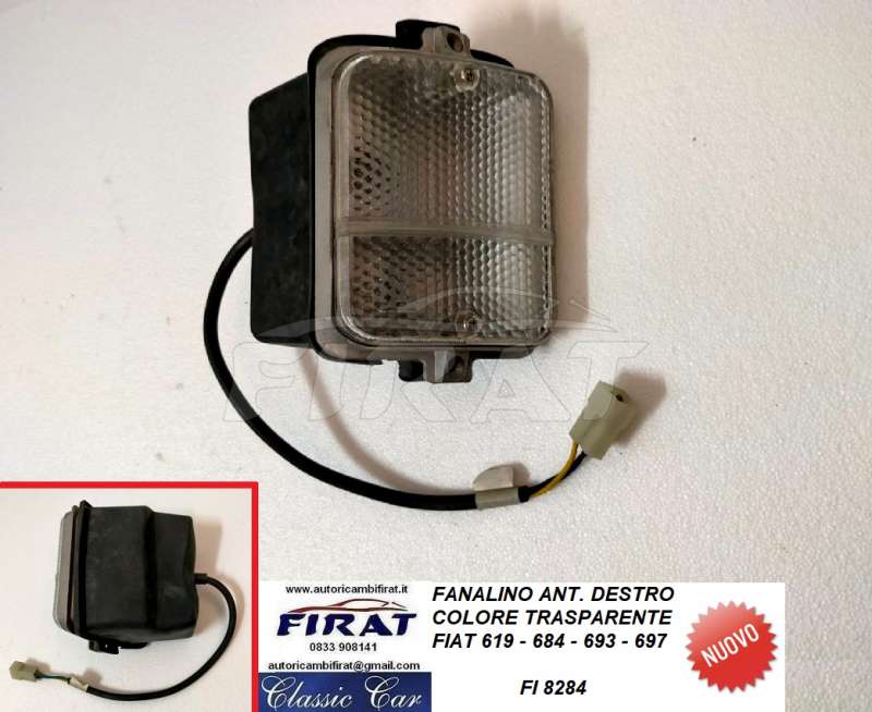 FANALINO FIAT 619 - 684 - 693 - 69 7ANT.DX (8284)